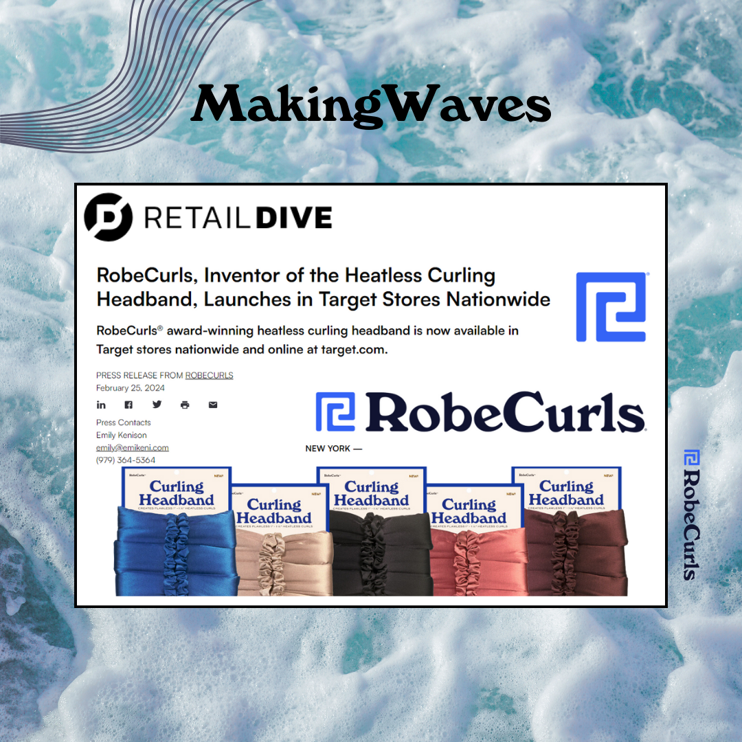 RobeCurls Heatless Curling Headband Hits Target Shelves, Transforming Haircare Trends