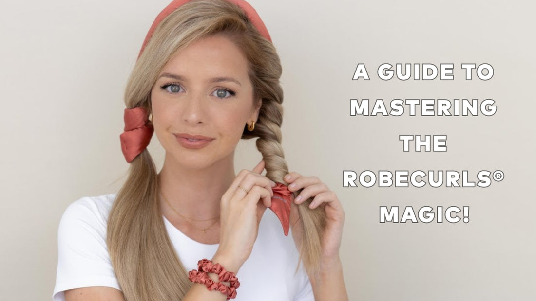 How to do Heatless Curls with the RobeCurls® Heatless Curling Headband?