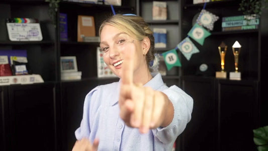 Emily Kenison celebrating that RobeCurls turned one years old