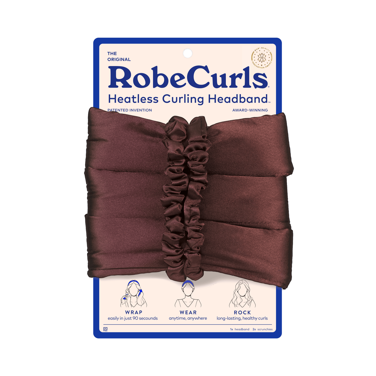 The Original Heatless Curling Headband - Mocha